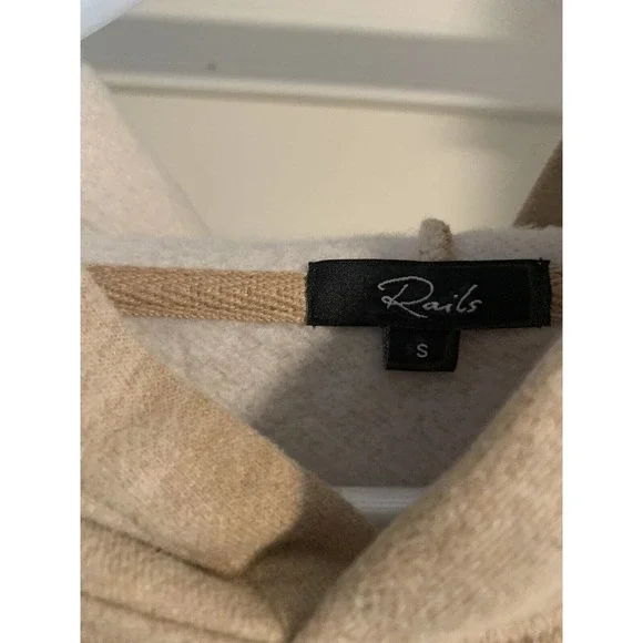 Rails Hoodie & Sweatpant Set Women's Size S Beige Camel Cotton Drawstring